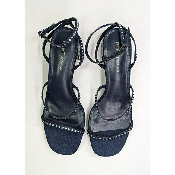BCBGeneration Lissena-2 Women's Rhinestones Platform Sandals Size 9.5 MSRP $109 - Picture 3 of 7